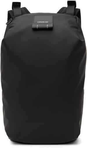 Côte&Ciel Sac à dos Saru noir en canevas Obsidian