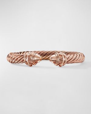 Renaissance Cable Bracelet in 18K Rose Gold, 9mm