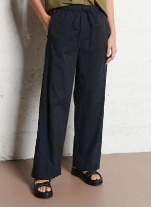 Hartford - Pantalon large en coton - Taille 4 - Noir