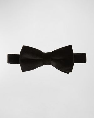 Velvet Pre-Tied Bow Tie