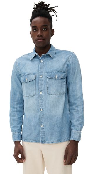 Madewell Denim Station Shirt In Jules Kaihara Jules Wash M