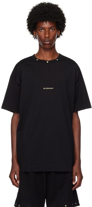 Givenchy T-shirt noir à images d'étoile