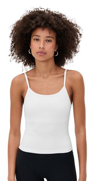 Beyond Yoga Spacedye Forever Waist Length Tank Cloud White M