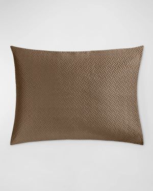 Basketweave Quilted King Sham