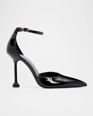 100mm Stuartini Patent Leather Pumps