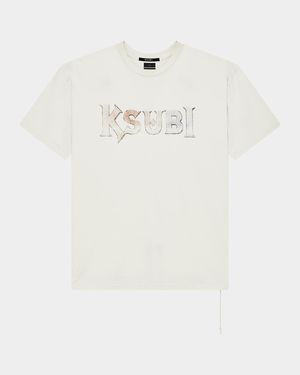 Men's Death Snake Oversized Cotton Logo T-Shirt