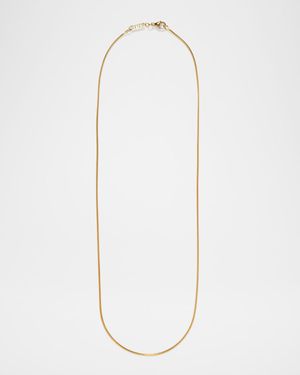 18K Yellow Gold Cascade Chain Necklace, 20"L