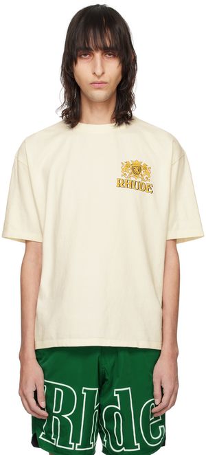 Rhude Off-White Cresta Cigar T-Shirt