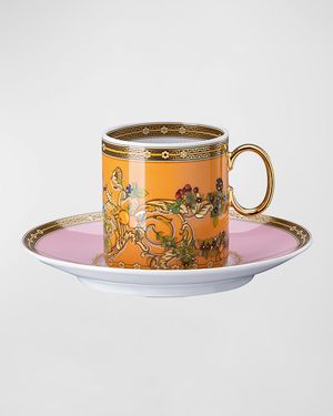 Butterfly Garden Modern Teacup & Saucer Set