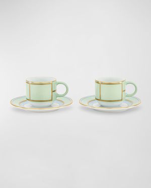 Diva Coffee Set for Two, Verde