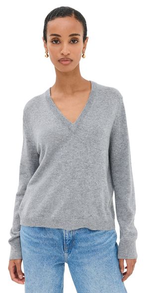 Jenni Kayne Flynn Cashmere Sweater Grey S