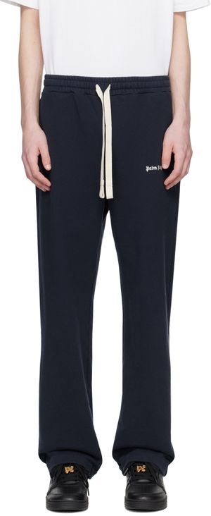 Palm Angels Navy Slim Sweatpants
