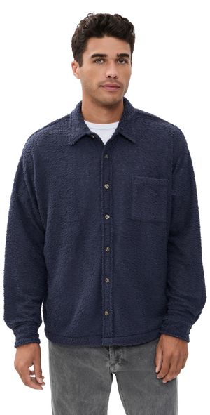 Bather Shaggy Leisure Shirt Blue M