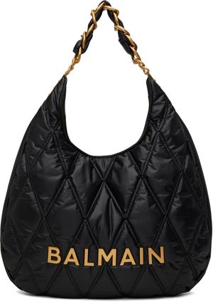Balmain Black 1945 Soft Bag