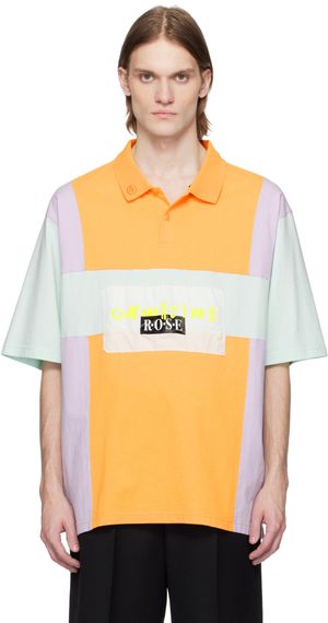 Martine Rose Multiolor Oversized Panelled Polo