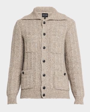 Men's 4-Pocket Cardigan Jacket