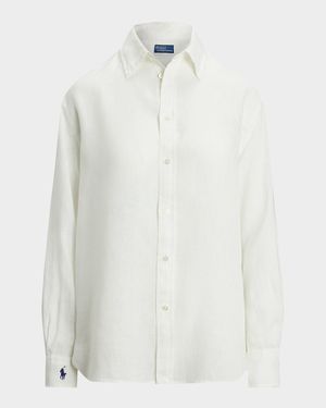 Oversize Fit Linen Shirt