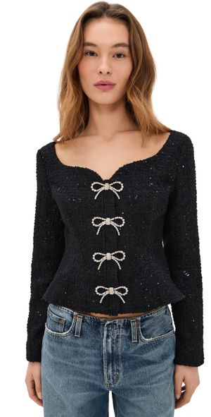 Hill House Home The Bec Jacket Black XXXS