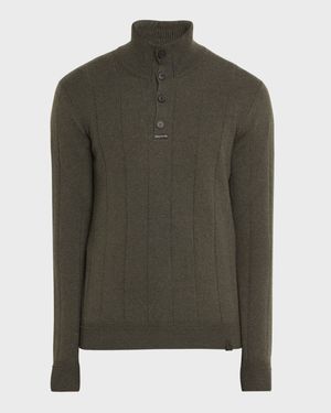 Men's Ribbed Wool Sweater