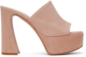 Gianvito Rossi Mules Holly roses