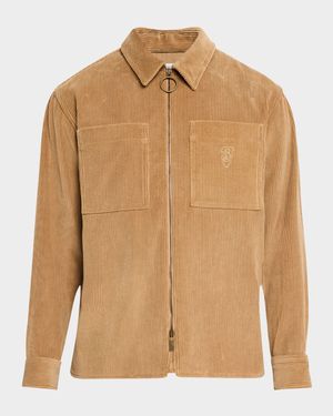 Men's Corduroy Zip Overshirt