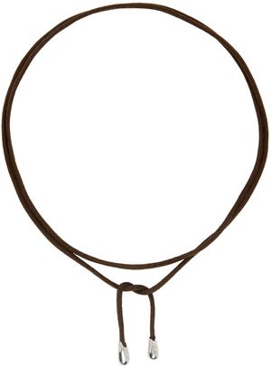 Sophie Buhai Brown Elegant Shoelace Choker