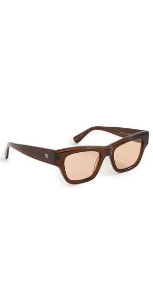 Elisa Johnson Rae Sunglasses Gloss Brown One Size