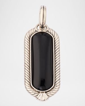 Men's Kavos Sterling Silver and Black Onyx Pendant