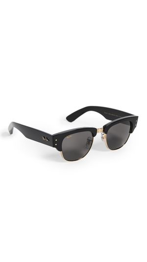 Ray-Ban Mega Clubmaster Sunglasses Black On Gold One Size