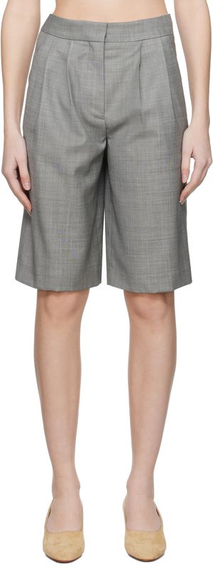 Loulou Studio Short Soan gris