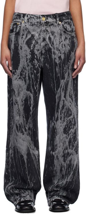 GANNI Black Heavy Denim Izey Jeans