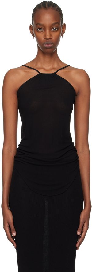 Rick Owens Black Skorpio Tank Top