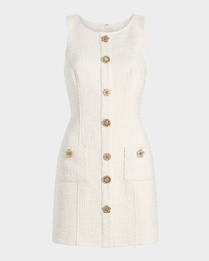 Randi Sleeveless Gold Coin Mini Dress