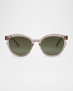 Menilmontant Acetate & Nylon Cat-Eye Sunglasses