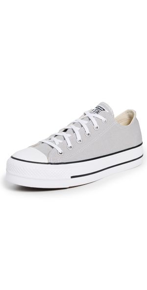 Converse Chuck Taylor All Star Lift Platform Sneakers Grey Area/White/Black 5