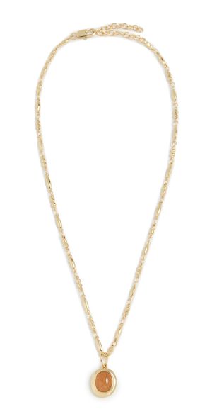 Luv Aj Sunset Stone Necklace Gold One Size