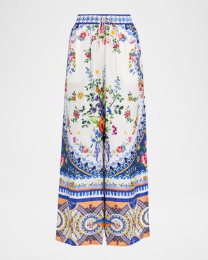 Tiles Darls Silk Pants