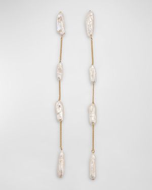 Amun Pearl Dangle Earrings
