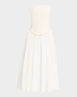 Melody Corset Combo Midi Dress