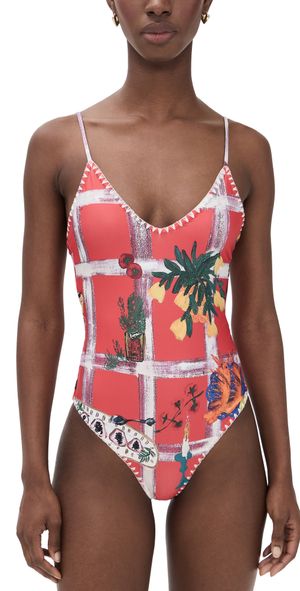 Carolina K Marietta One Piece Picnic Red XS