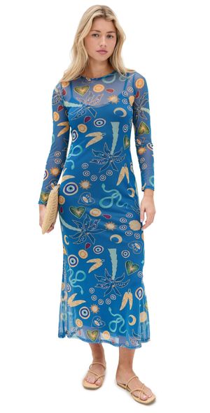 Never Fully Dressed Azura Charms Mesh Dress Blue 6