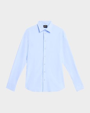 Men's Interlock Jersey Micro-Dot Sport Shirt