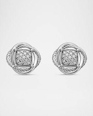 Infinity Earrings with Diamonds