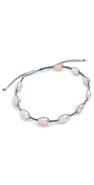 SHASHI Pearl Slide Bracelet Pearl One Size