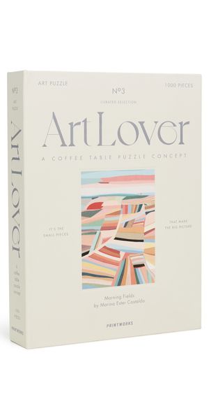 Printworks Art Lover Book Puzzle Beige One Size