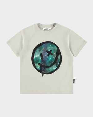 Boy's Riley Drippy Moon Short-Sleeve T-Shirt, Size 4-6