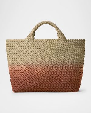 St. Barths Medium Ombre Woven Tote Bag