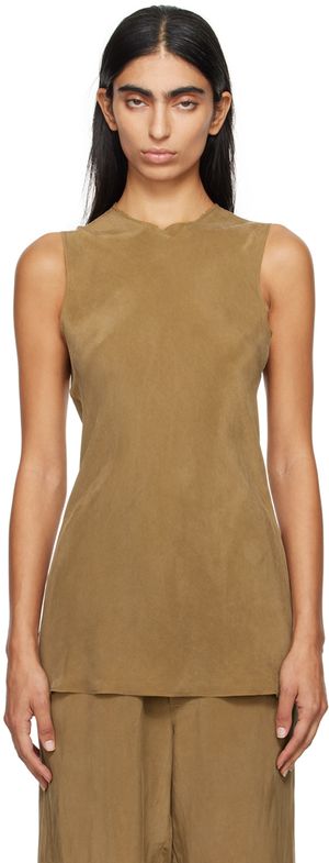 Gabriela Coll Garments Brown No.256 Tank Top