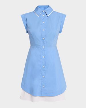 Westcott Button-Front Mini Dress