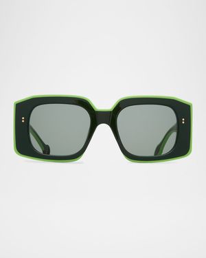 Bumper Square Acetate Sunglasses